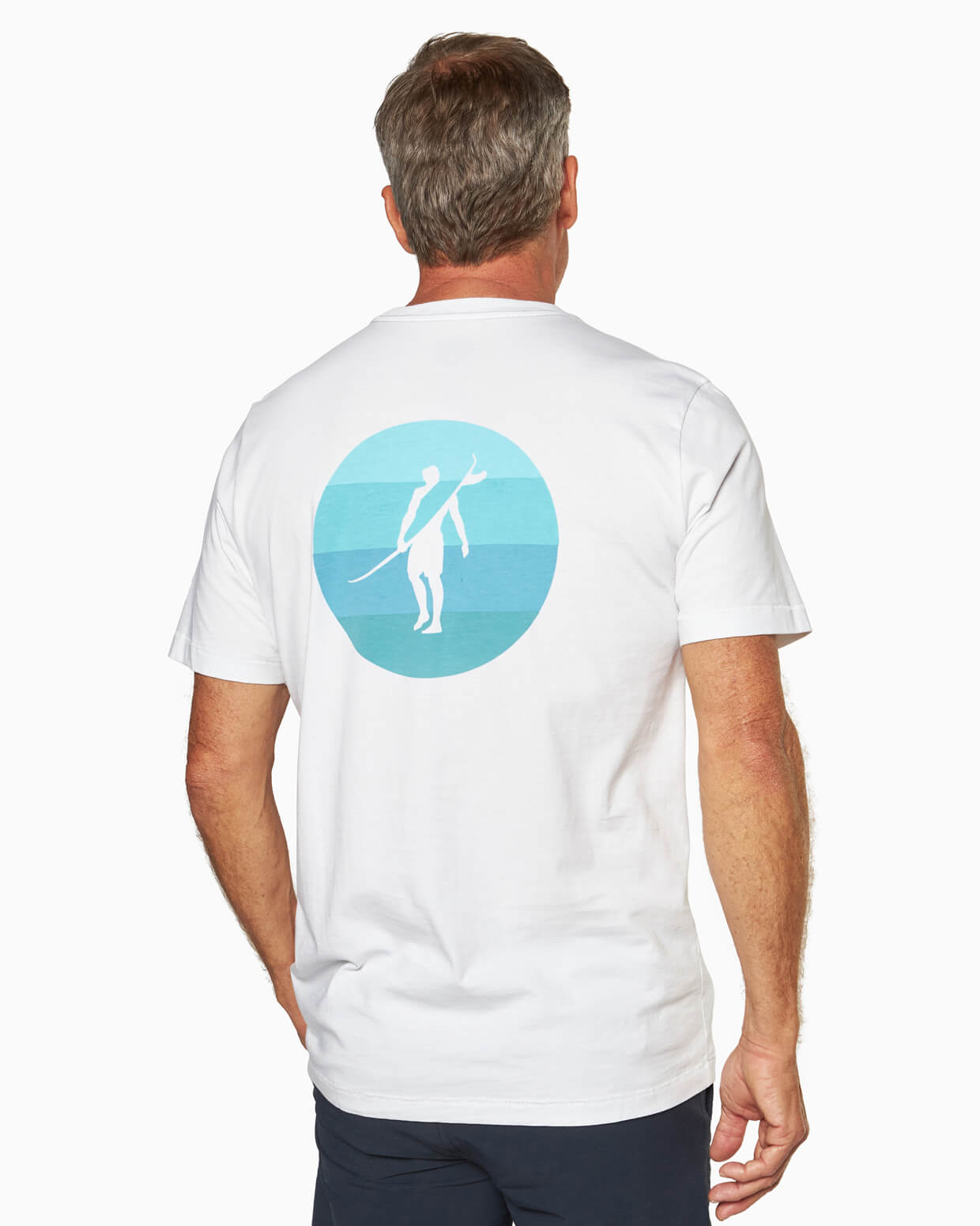 Shadow Fade | Short Sleeve T-Shirt WHITE back