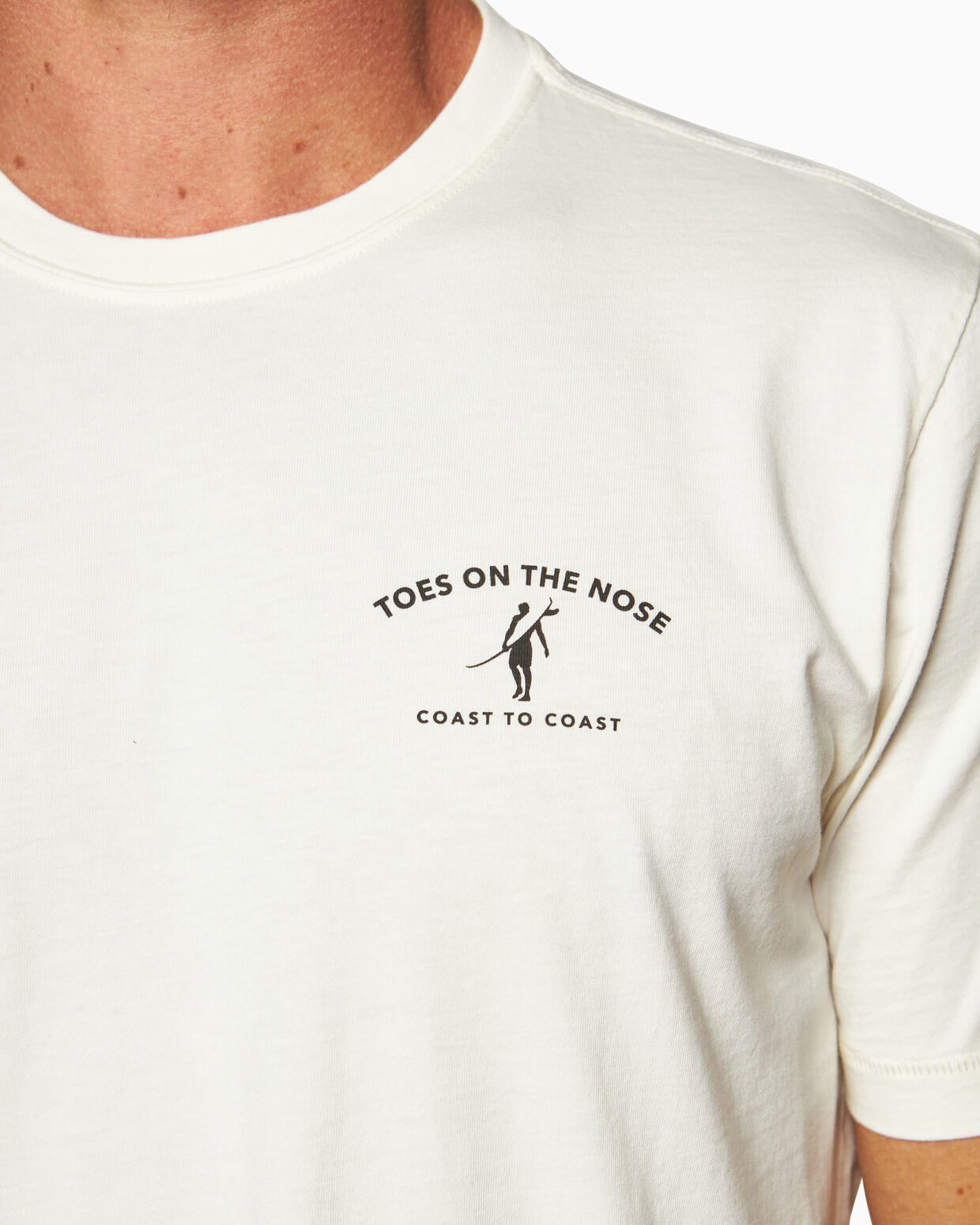 Patch | Short Sleeve T-Shirt NATURAL front detail