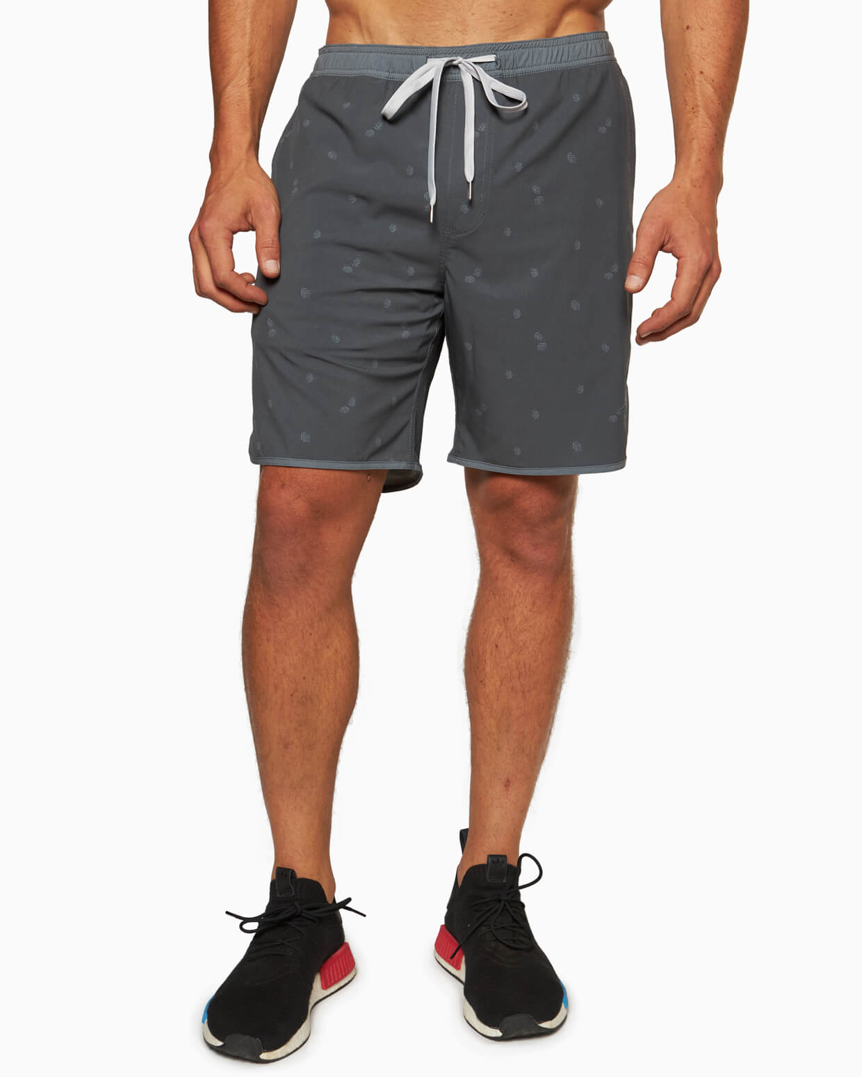 Ridge | Athletic Short CHARCOAL PALM front