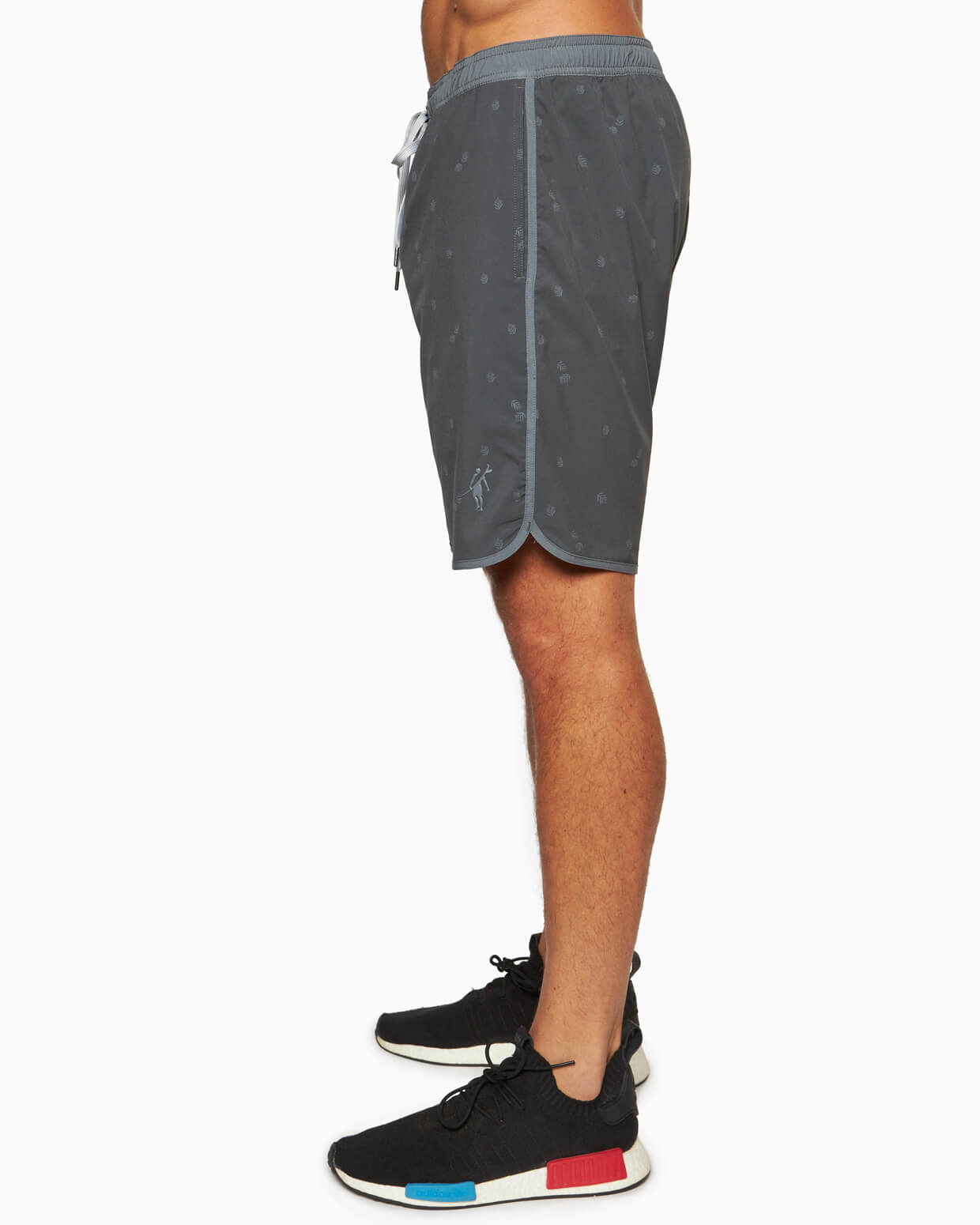 Ridge | Athletic Short CHARCOAL PALM side