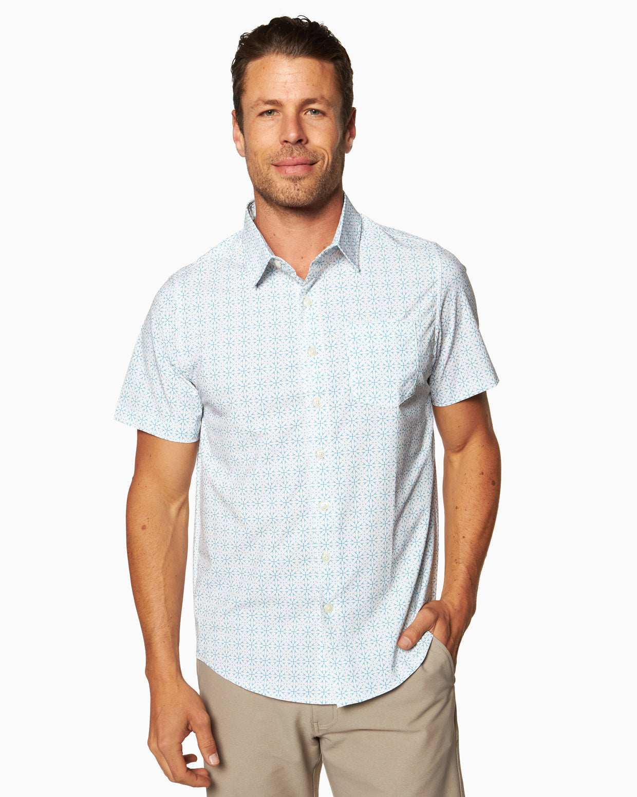 Golden State Stretch Woven | Poolside Ecru