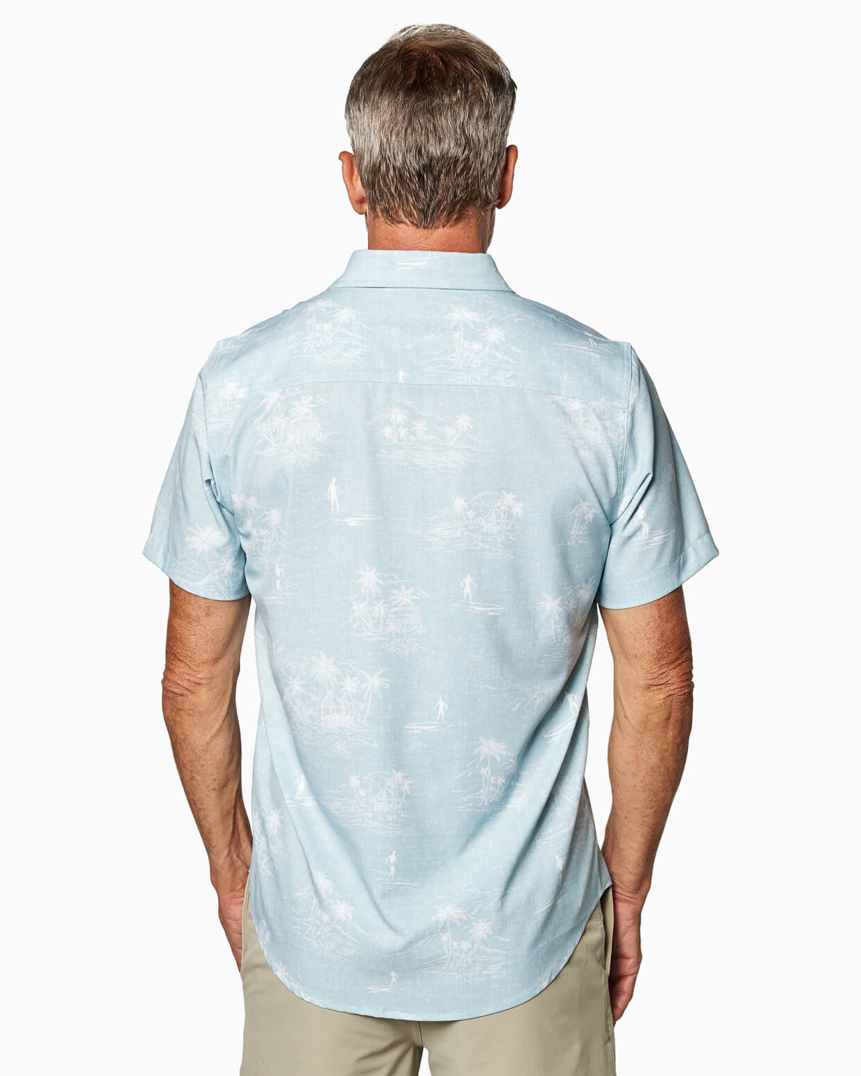 Golden State Stretch Woven | Blue Scenic