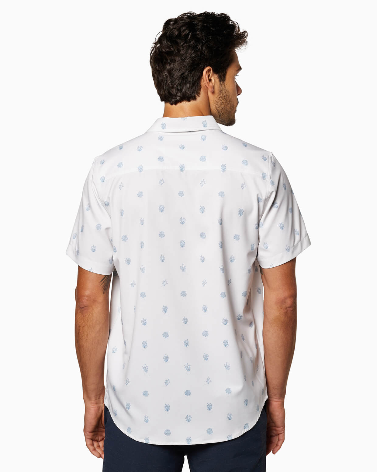 Golden State Stretch Woven | White Coral