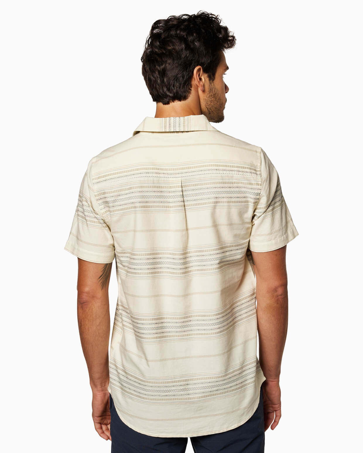 Coastline Woven | Beige Stripe