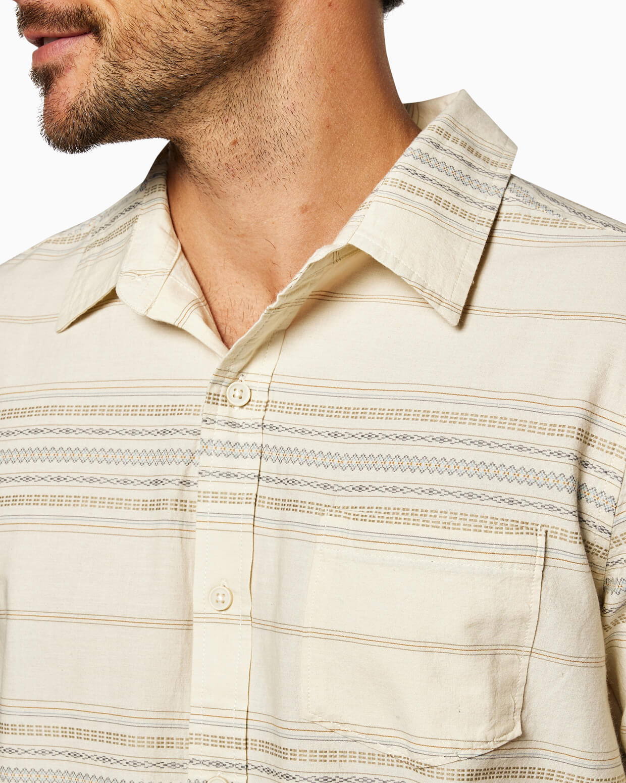 Coastline Woven | Beige Stripe