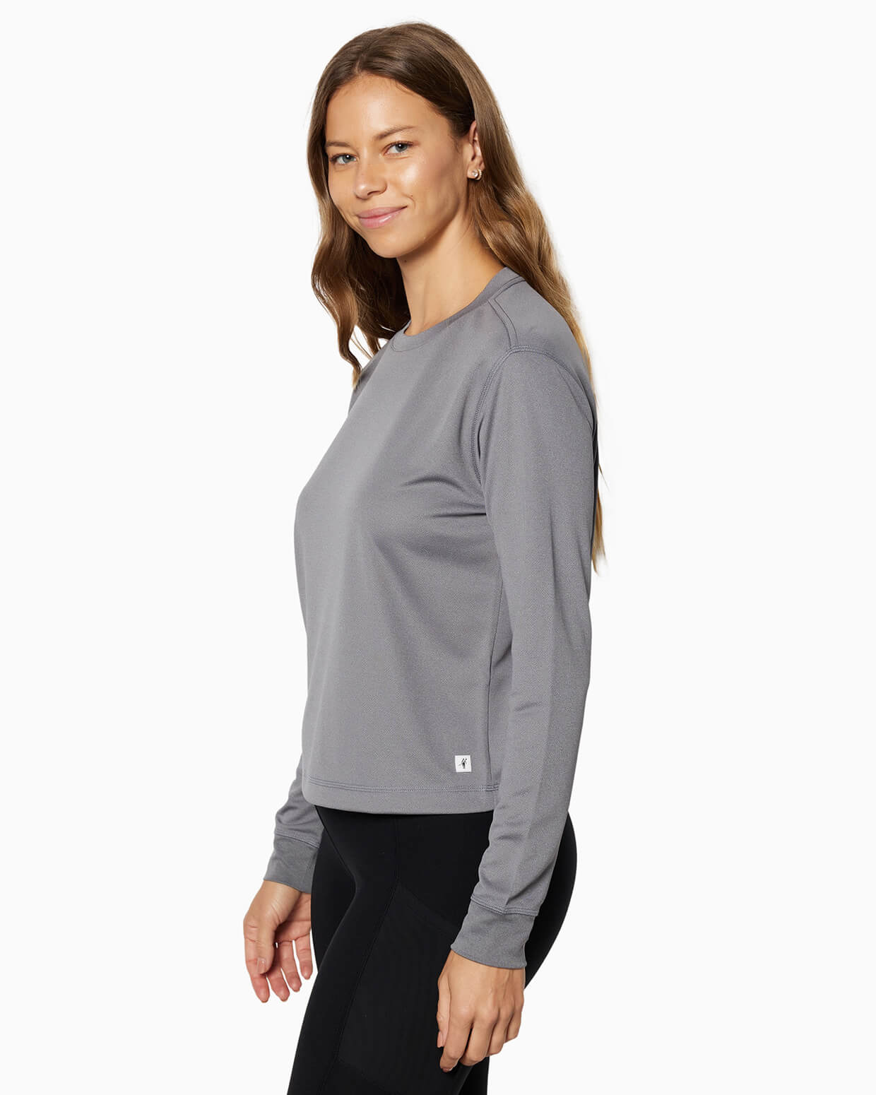 Sea-Tec Performance Crew | Women's HEATHER GREY side