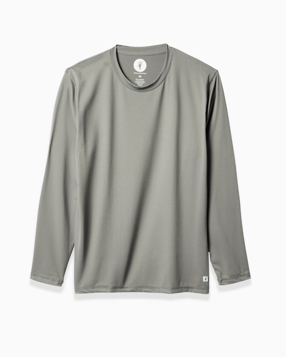 Protector Element Guard | UPF 50+ Long Sleeve UV Protective Shirt GREY front flat #color_grey