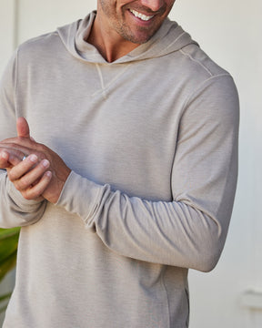 Schooner | Long Sleeve Hoodie (Sea Silk)