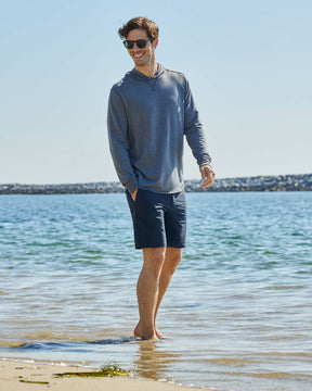 Schooner | Long Sleeve Hoodie (Sea Silk)