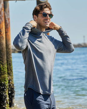 Schooner | Long Sleeve Hoodie (Sea Silk)