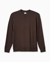 Brown crewneck on a white background #color_espresso