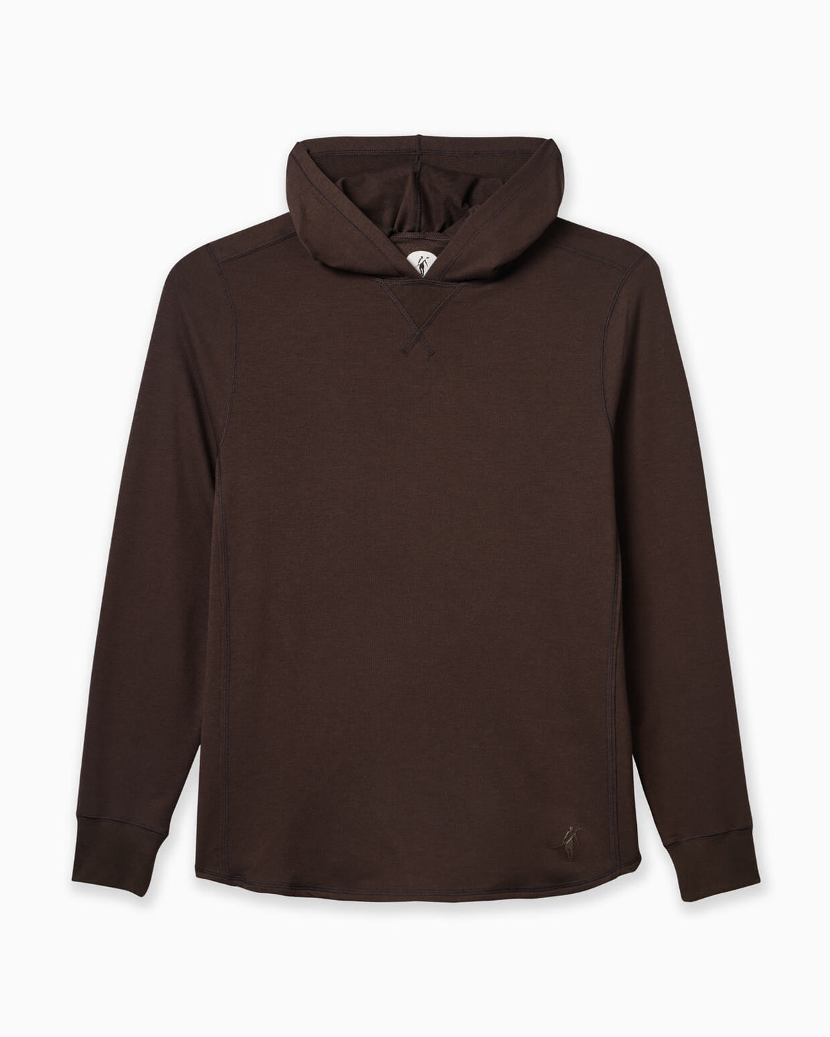 Brown hoodie on a white background #color_espresso