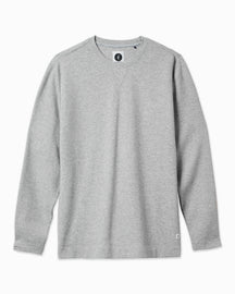 Light grey long-sleeve shirt on a white background #color_heather light grey