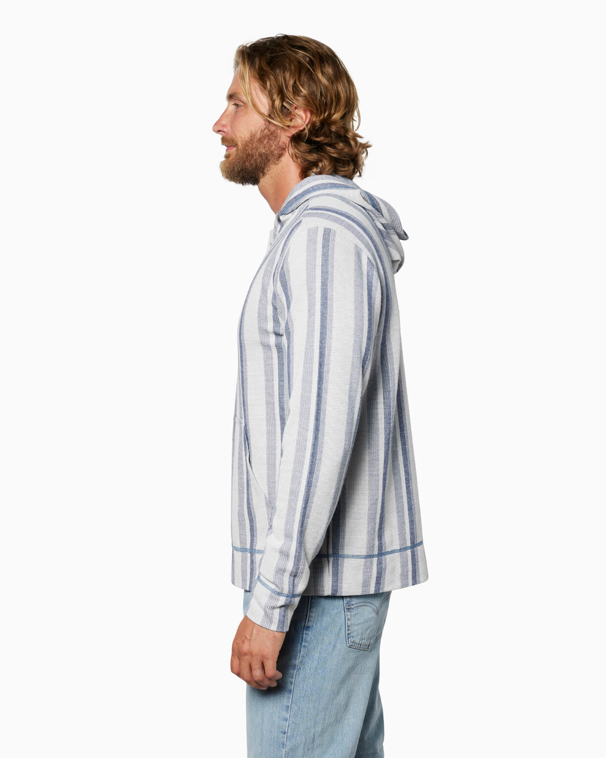 Tides Hoodie | Natural Stripe