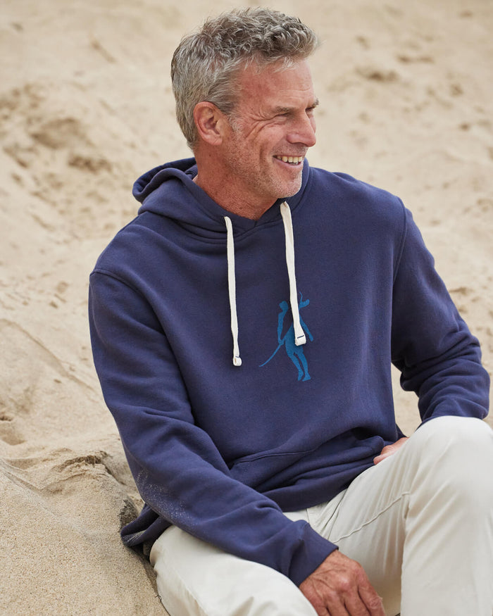 Men’s hoodie styled with chinos for a smart casual outfit