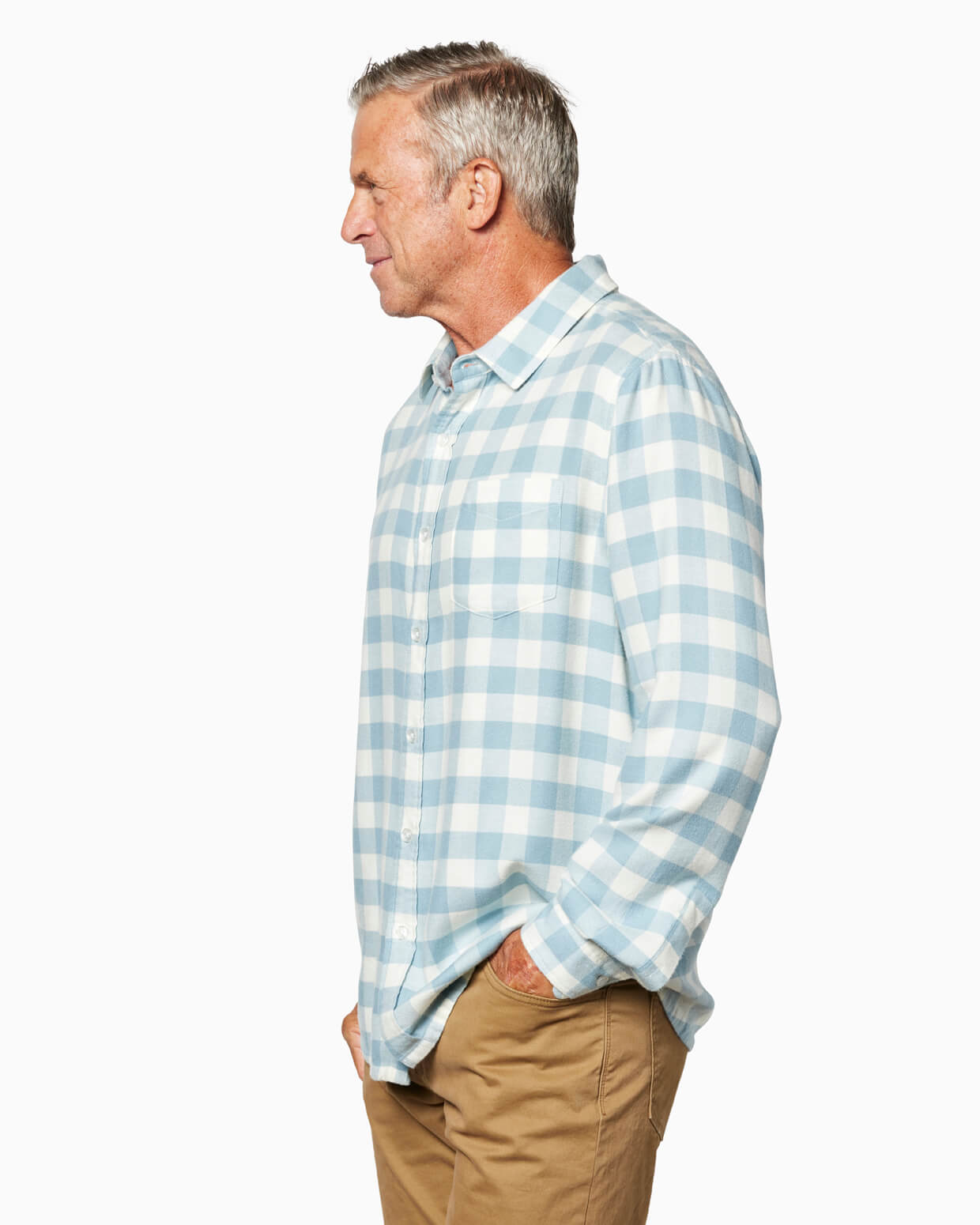 Monarch Flannel | Sea Check