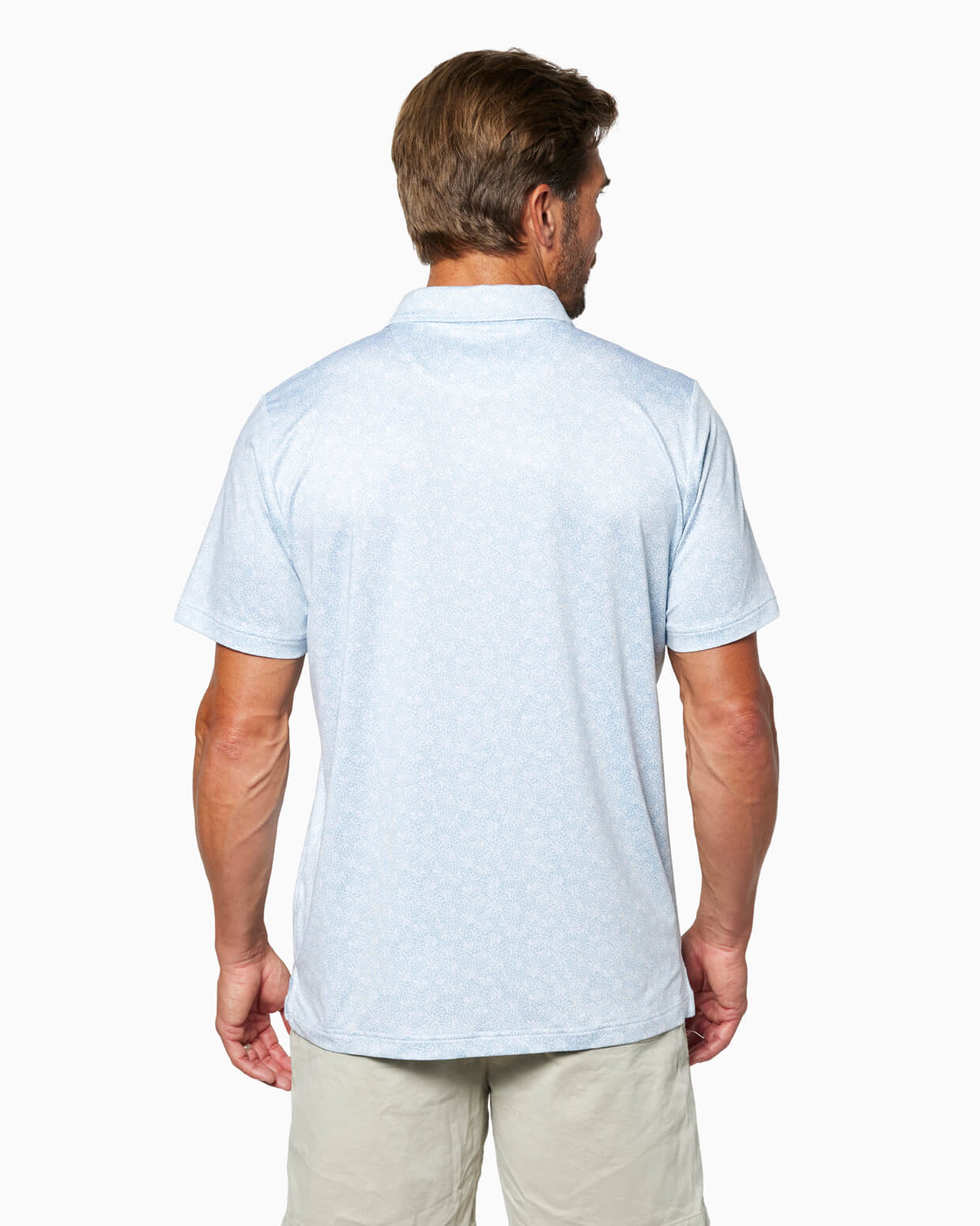 Clubhouse Polo | Sky Blue Floral