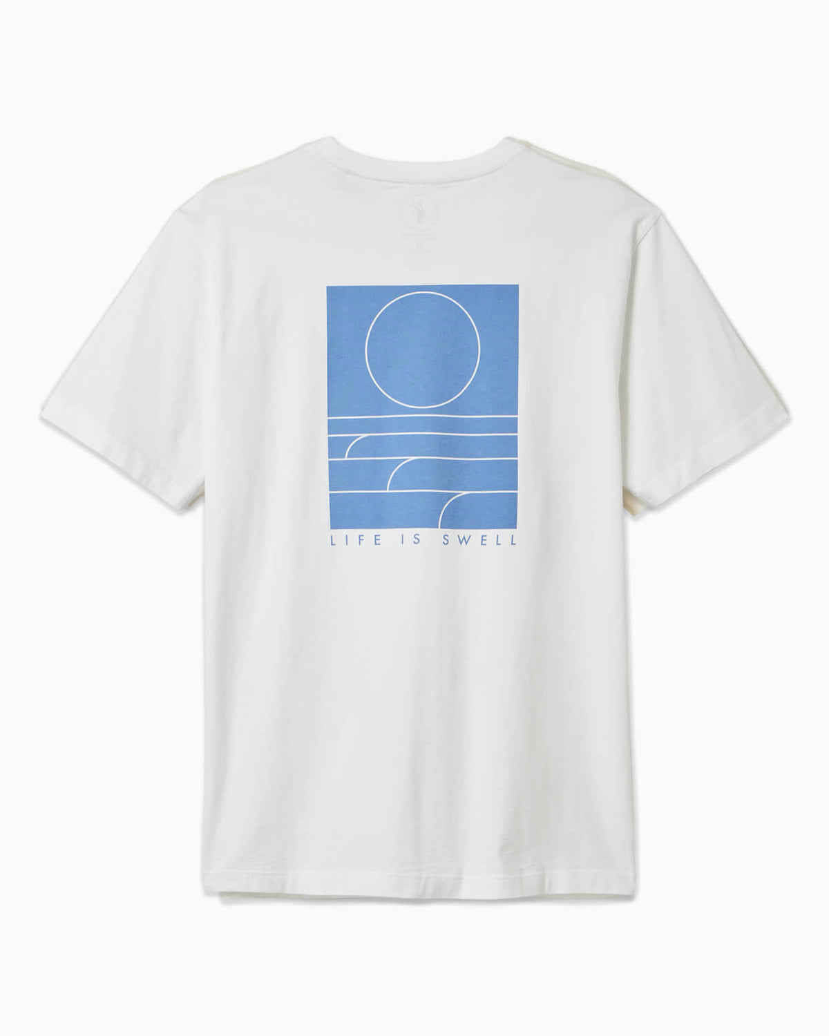 Men's white t-shirt displayed on a clean background. #color_white