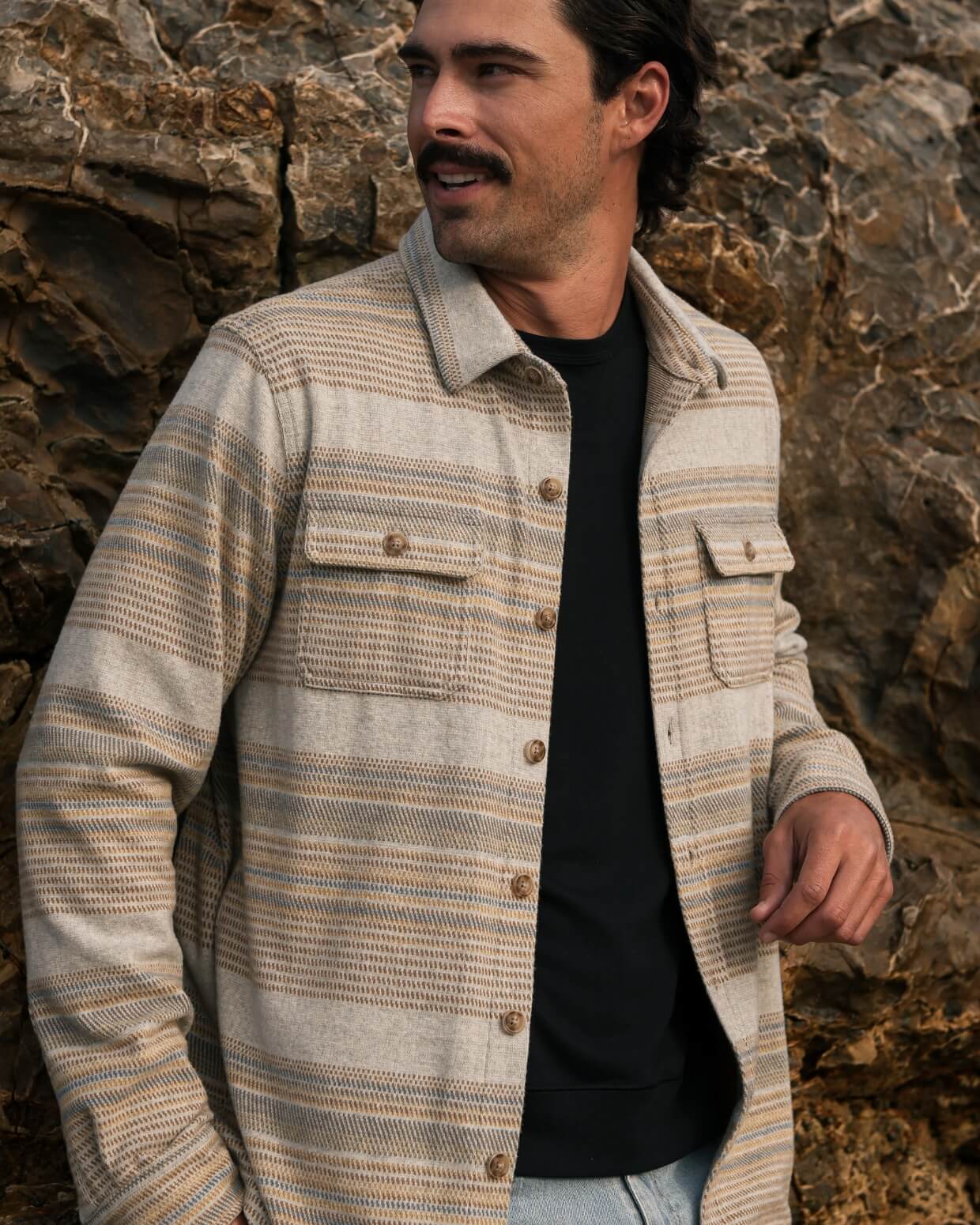 Lodge | Comfort Knit Button Up