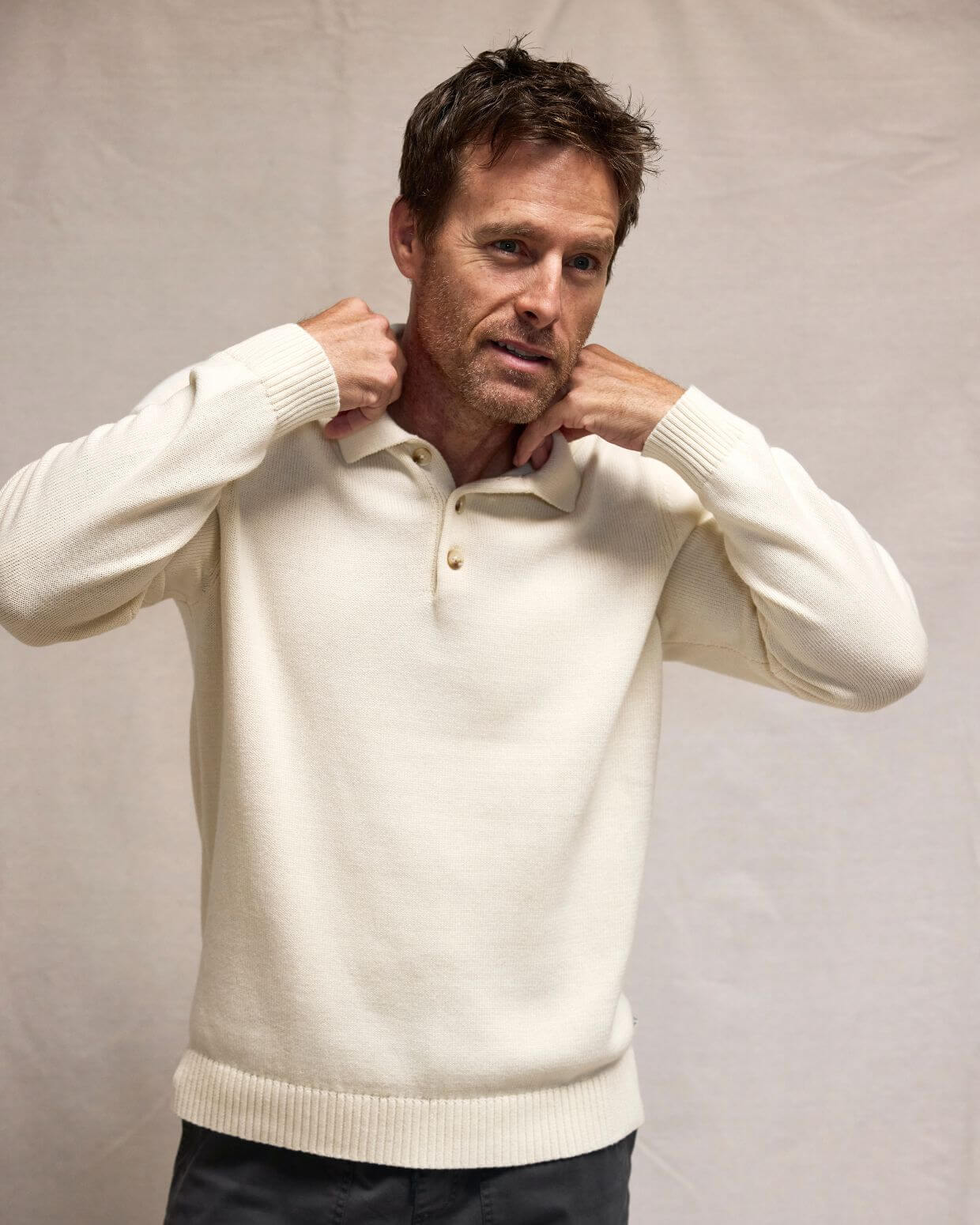Whitman | Longsleeve Sweater Polo