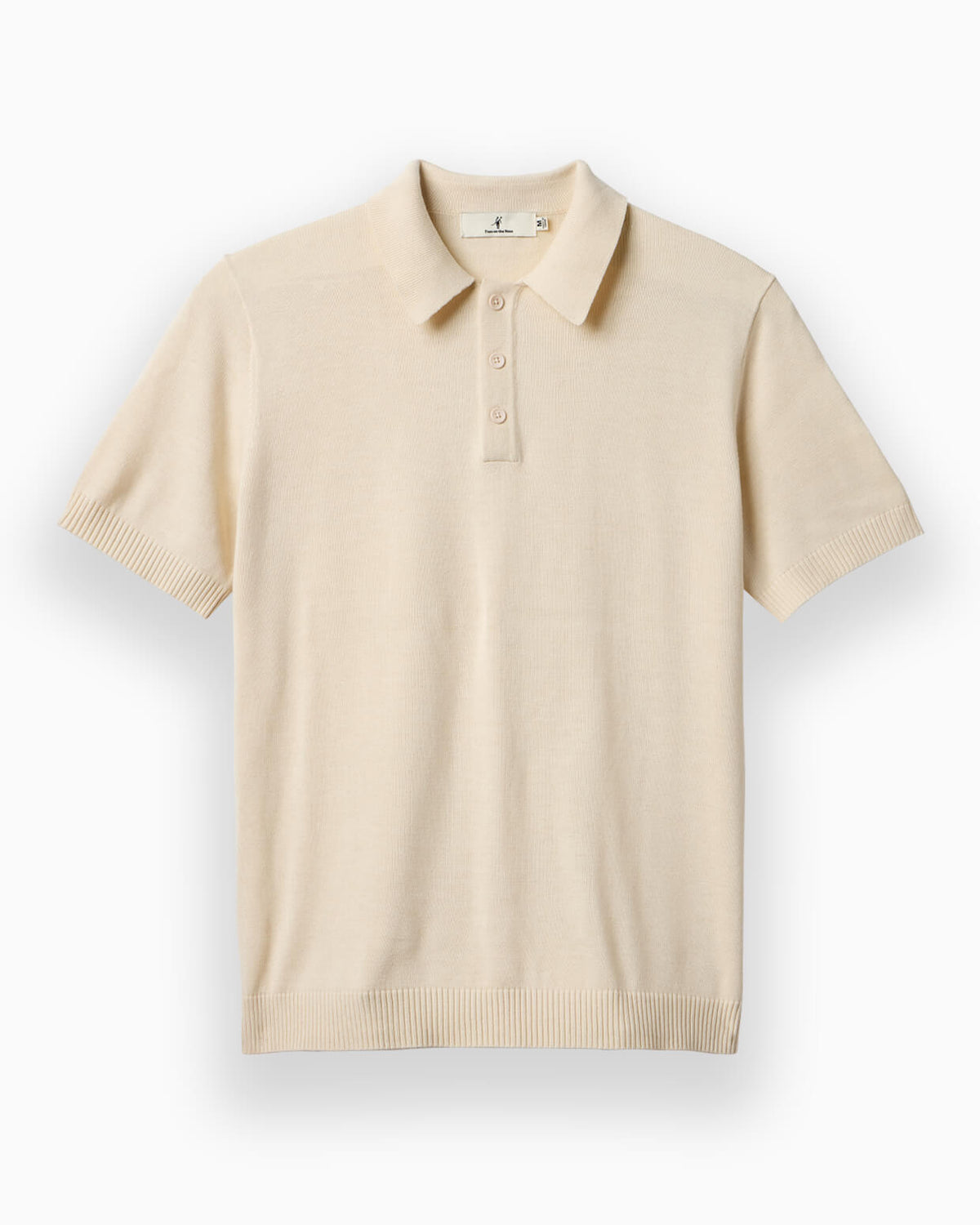Beige polo shirt on a white background #color_rylan birch