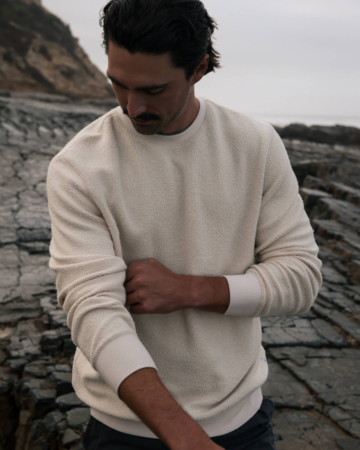 Shoreline | Reverse Fleece Crew