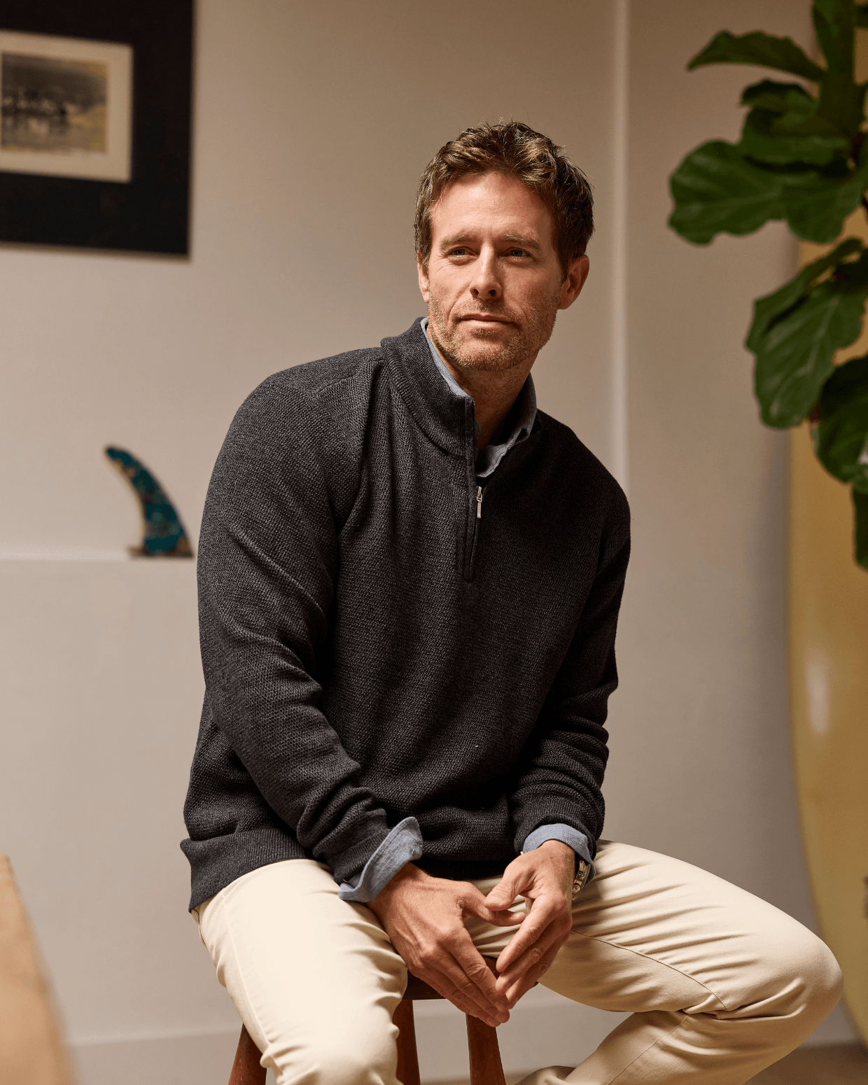 Easton | Quarter Zip Sweater