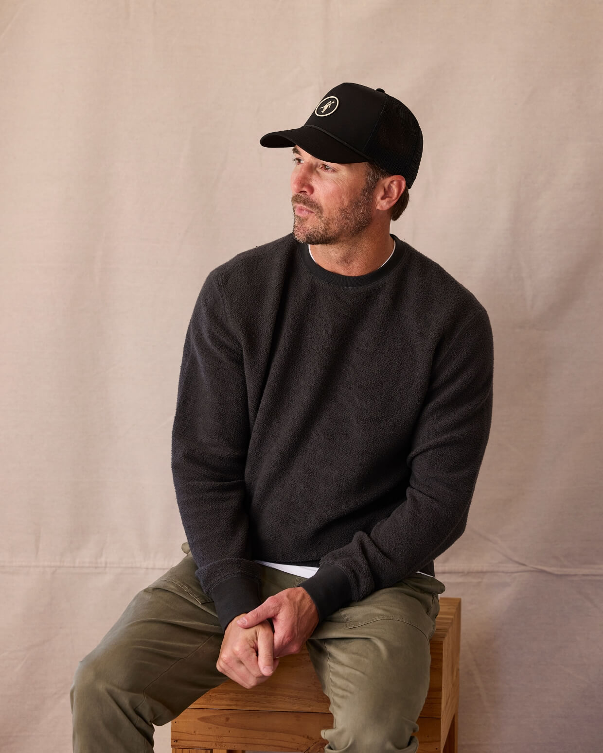 Shoreline | Reverse Fleece Crew
