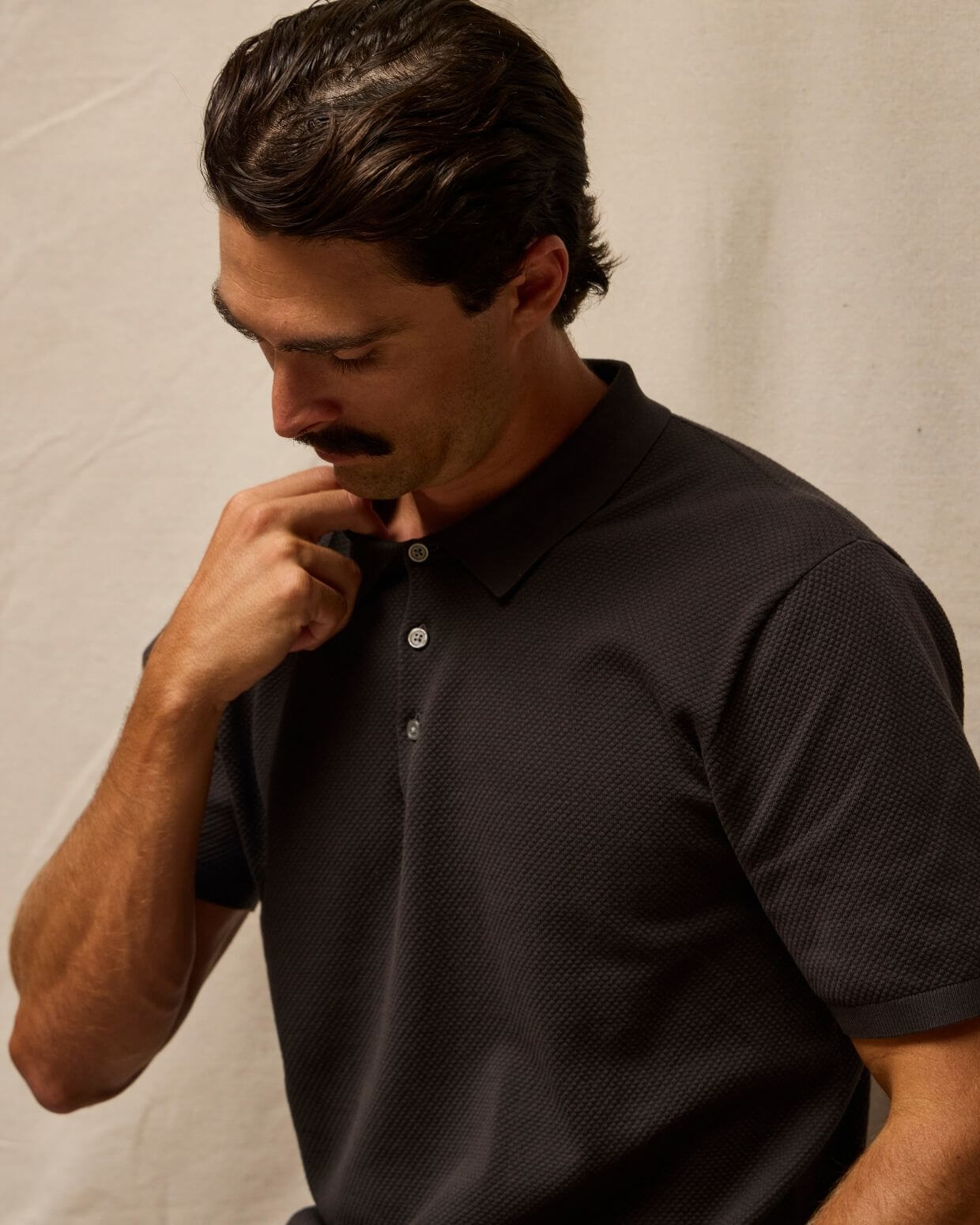 Garrett | Short Sleeve Sweater Polo