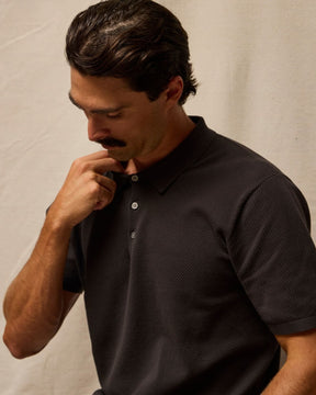 Garrett | Short Sleeve Sweater Polo
