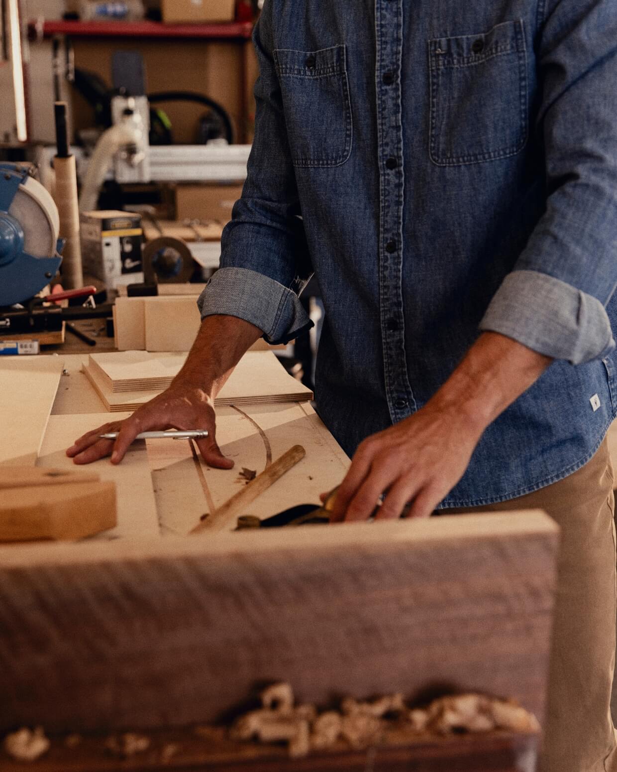 Woods | Craftsman Denim Shirt