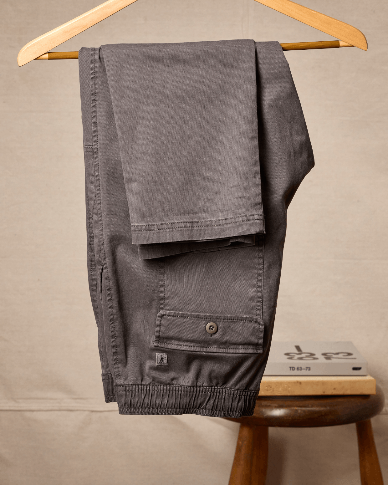 Alston | Garment Dyed Elastic Waist Pant