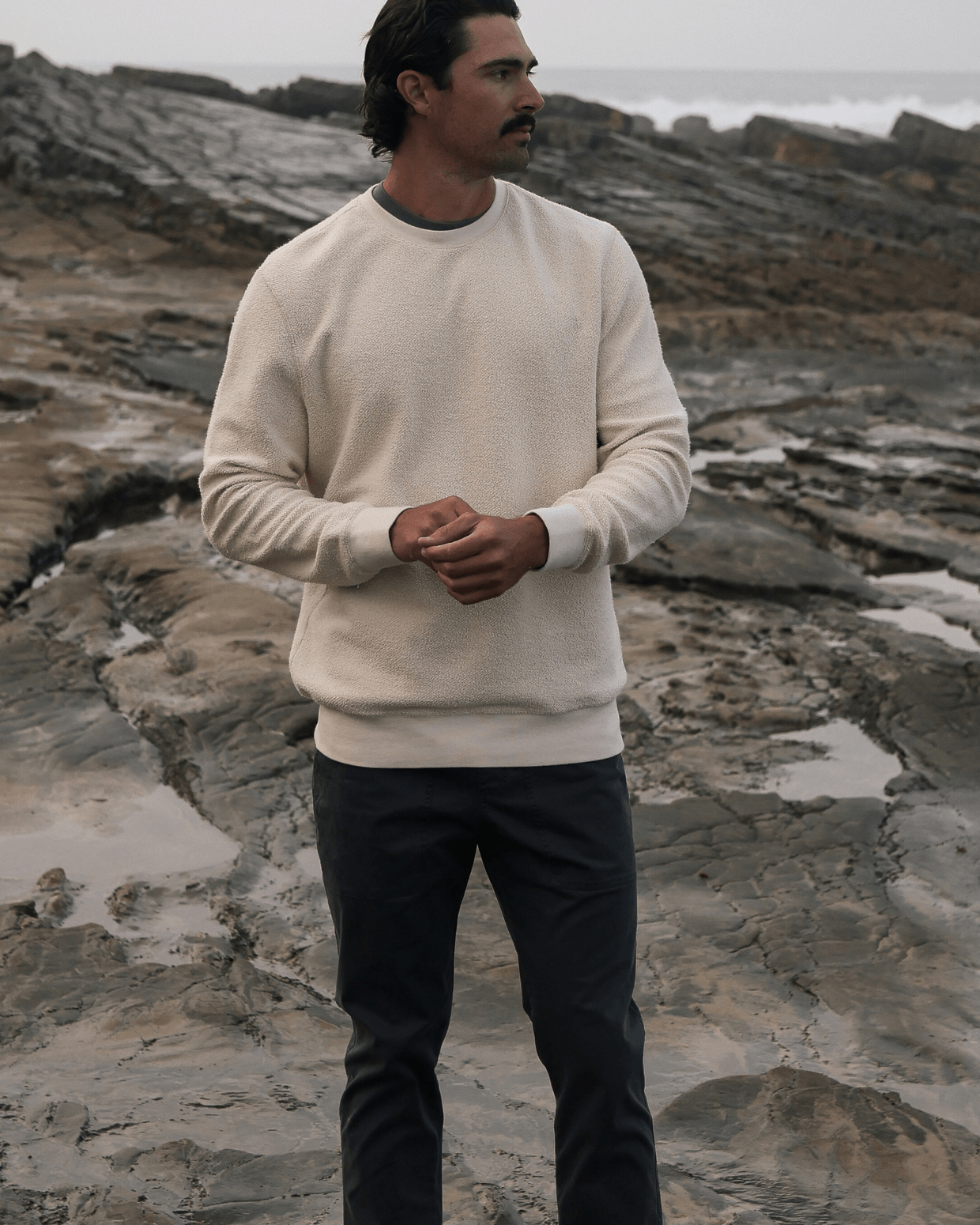 Alston | Garment Dyed Elastic Waist Pant