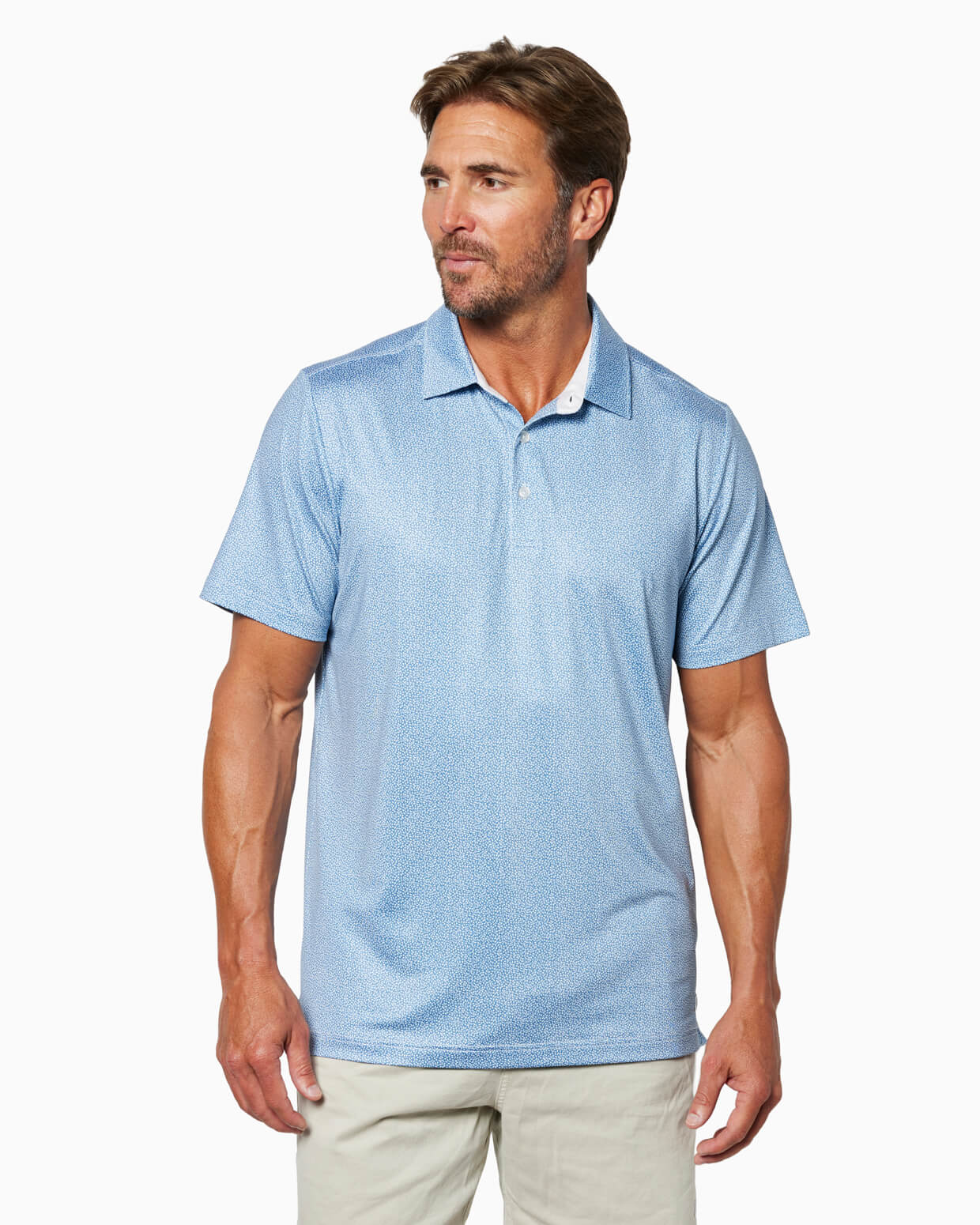Clubhouse Polo | Harbor Blue Vine
