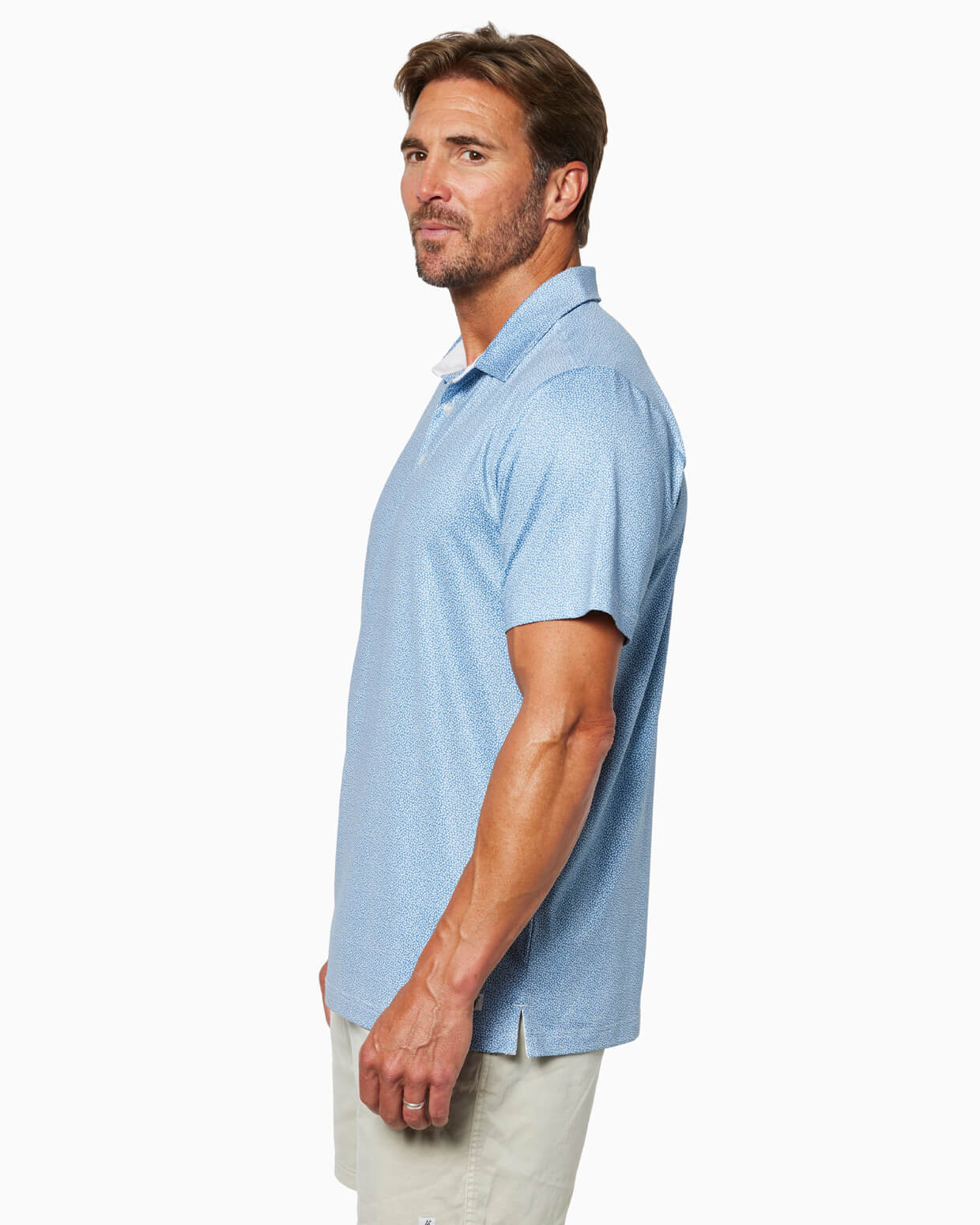Clubhouse Polo | Harbor Blue Vine