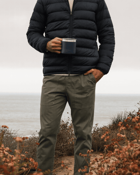 Alston | Garment Dyed Elastic Waist Pant