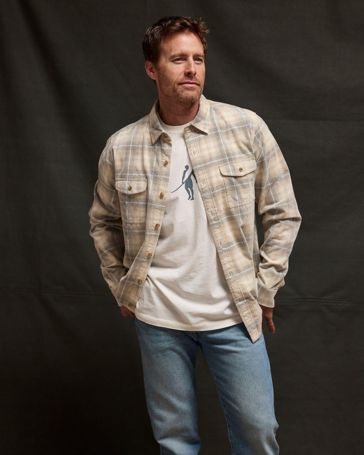 Peak | Plaid Corduroy Shirt