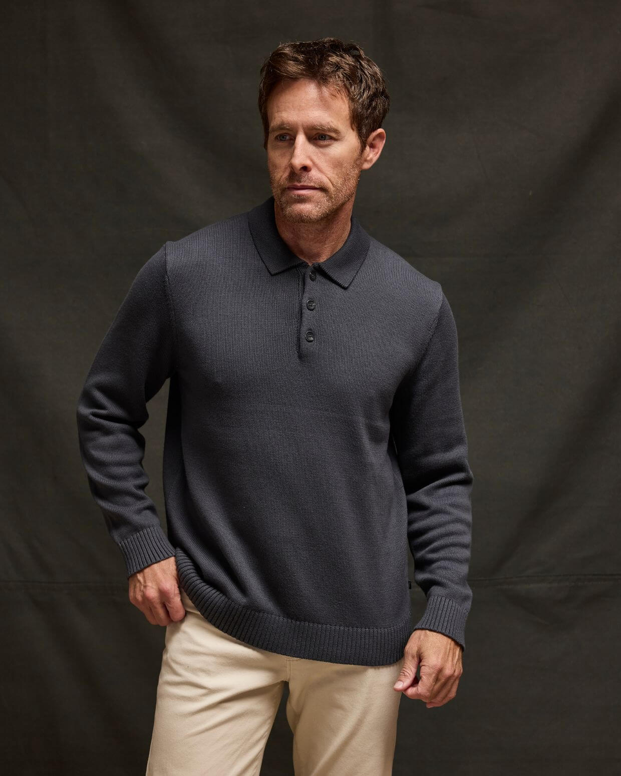 Whitman | Longsleeve Sweater Polo