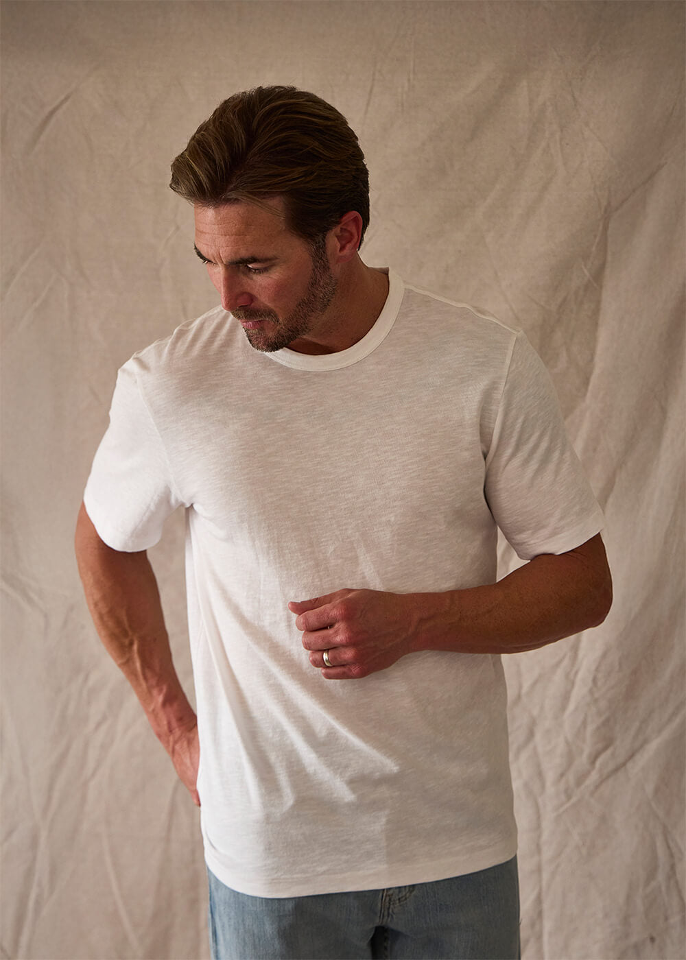 Toes on the Nose SurfSlub T-shirt displayed on mobile view, highlighting new colors.