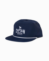 Salty | 5 Panel Snapback Hat NAVY side #color_navy