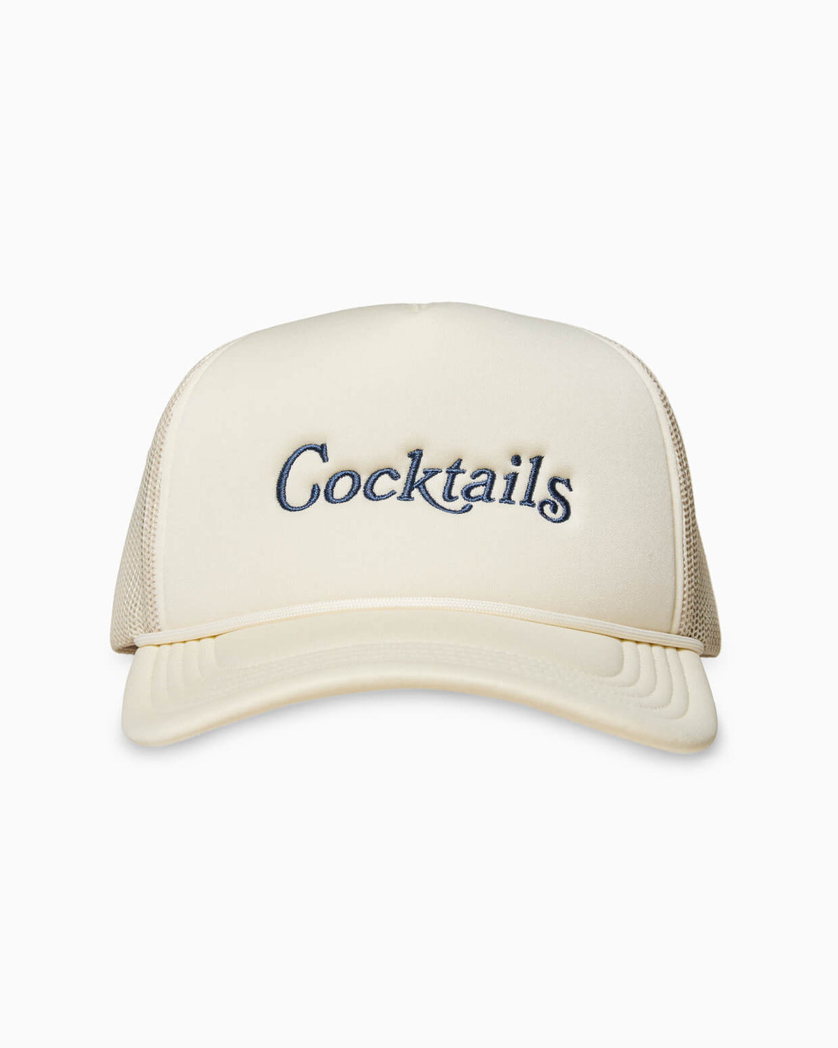 Cocktails | Foam Trucker Hat NATURAL front 2 #color_natural