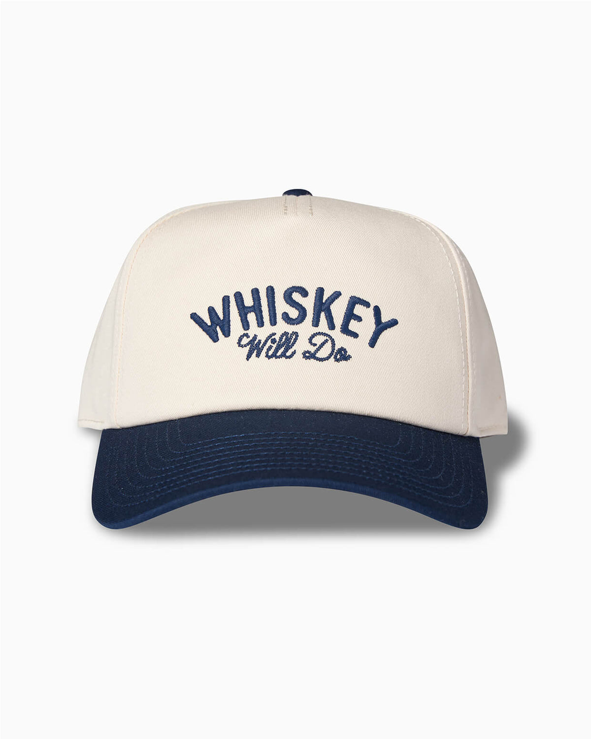 Whiskey Will Do | Hat NAVY front #color_navy