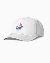 Drinks | 5 Panel Snapback Hat ANGLE #color_white