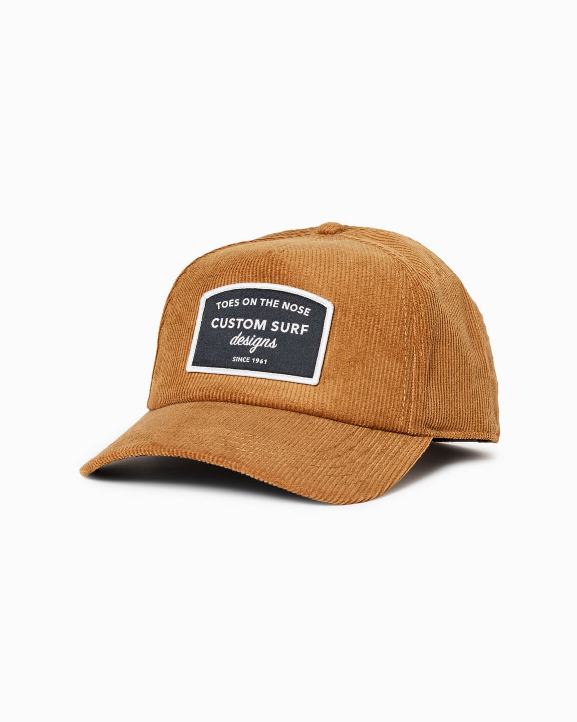 Custom | Corduroy Snapback Hat DARK KHAKI side #color_dark khaki