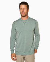 Growler | Long Sleeve Crew (Sea Silk) KELP front #color_kelp