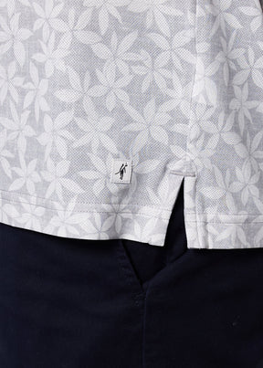 Ace Polo | Light Grey Floral