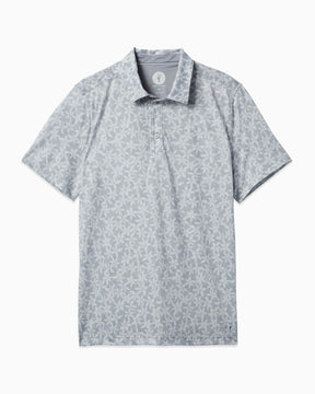 Ace Polo | Light Grey Floral