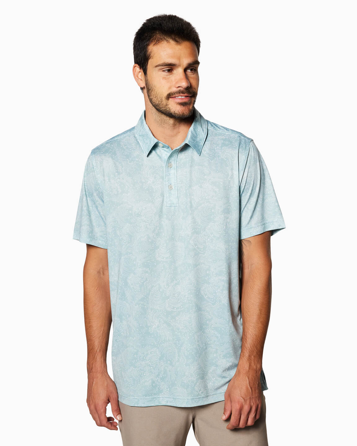 Ace Polo | Pool Waves FRONT #color_pool waves