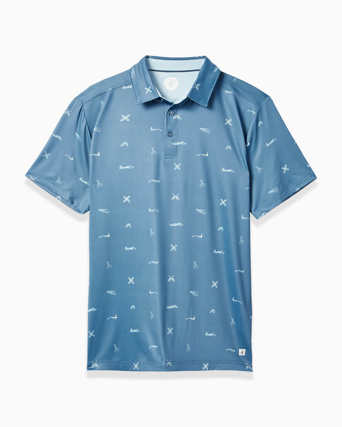 Clubhouse Polo | Blue Outrigger flat #color_blue outrigger
