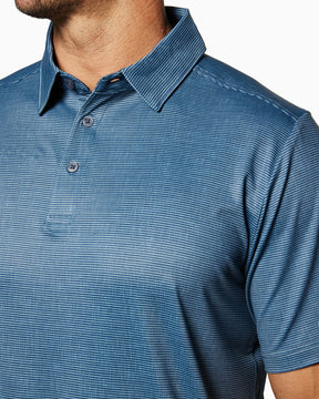Clubhouse Polo | Navy Pinstripe